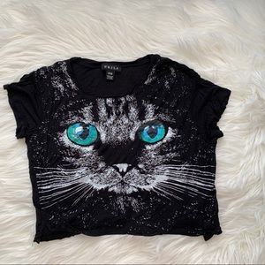 Cat Crop Top